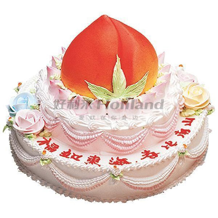 好利来蛋糕/蟠桃贺寿（12寸+9寸）