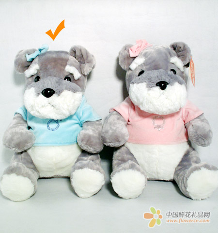 公仔/坐姿熊(藍色、40CM）