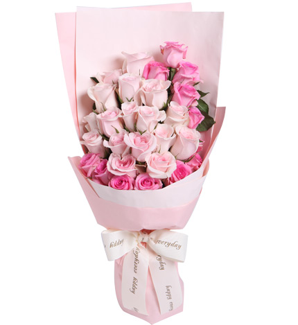 “苏醒玫瑰”和“粉佳人玫瑰“搭配的经典花束推荐！