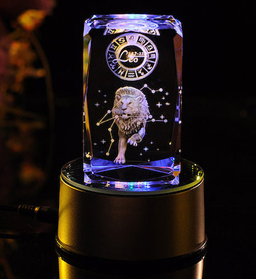 3D水晶内雕-狮子座