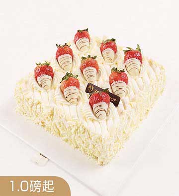 純潔的愛 生日蛋糕/1磅