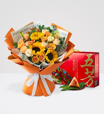 金色暖陽+端午粽子禮盒