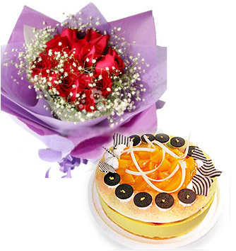 组合礼品/一心一意与蛋糕