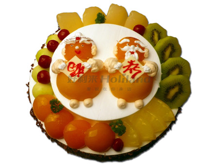 好利来蛋糕/福寿康宁（10寸+6寸）