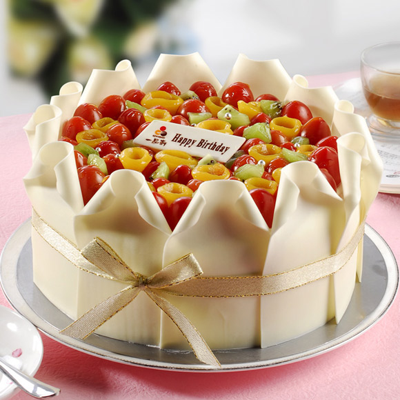 一品轩蛋糕_金玉满堂(2磅)_2磅(8寸),蛋糕 双层夹心 时令水果 造型