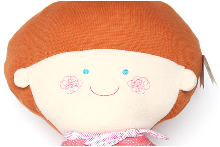 可爱女孩公仔(50cm):【品牌】: Ozland [韩国] 【面料】：进口超柔面料 【填充】：进口PP棉 【产地】：中国青岛 【尺寸】：高 ...