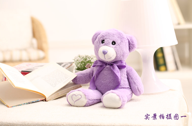 薰衣草小熊实景拍摄图一