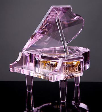 十八音粉水晶钢琴