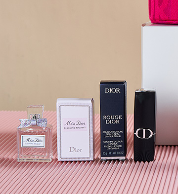 迪奥花漾淡香水+999口红小样套装