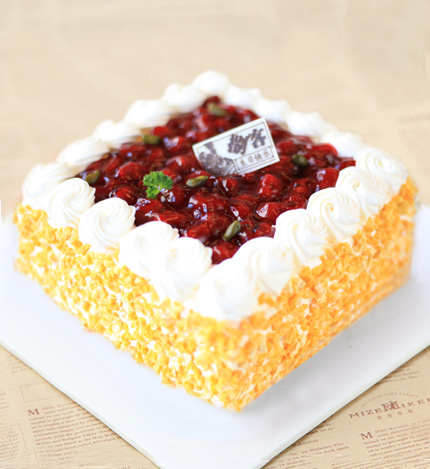 樱桃华尔兹(1.5磅)--水果蛋糕