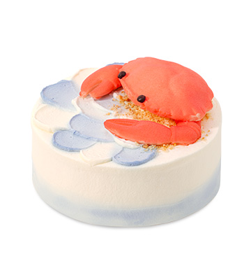 “蟹蟹有你”树莓玫瑰荔枝蛋糕/6寸