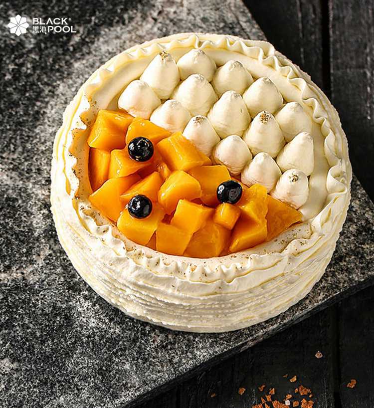 美杜莎榴莲芒果蛋糕5磅