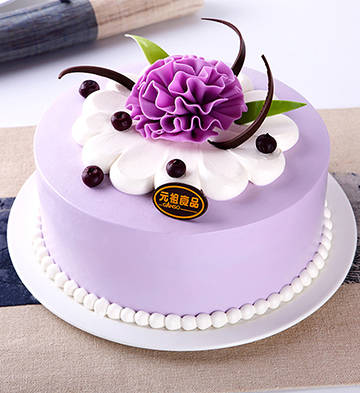 吟紫鸢鲜奶蛋糕（6号）