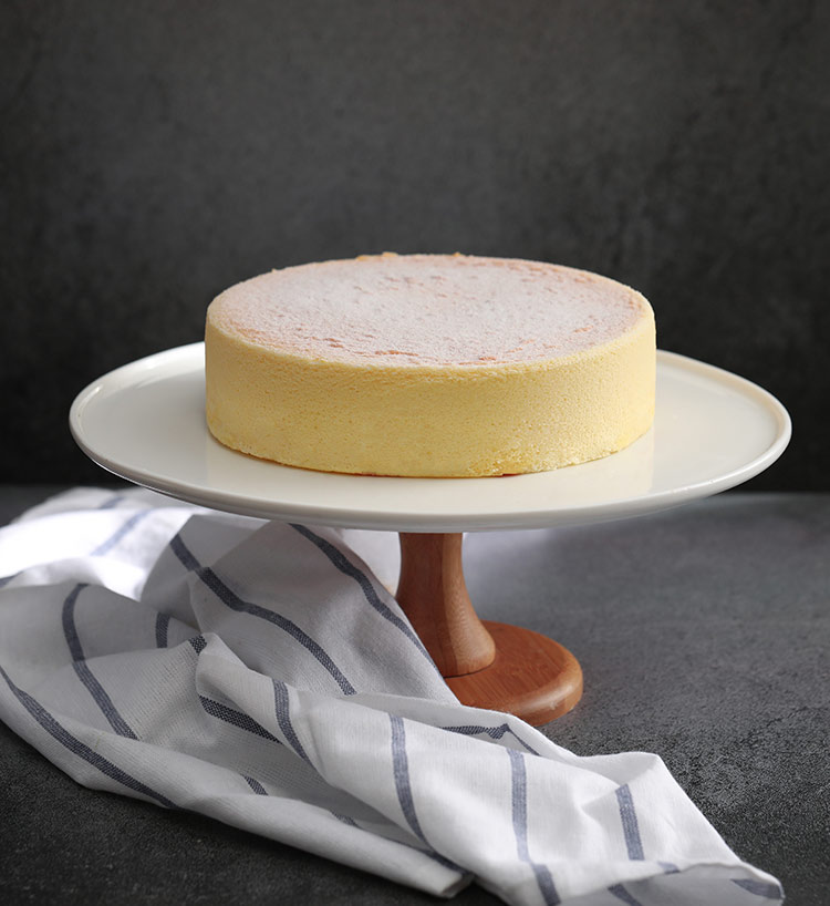 空气舒芙蕾(5-8人食):舒芙蕾芝士蛋糕,香草味戚风蛋糕胚_诺心蛋糕-花