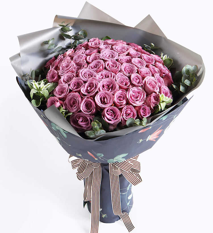 女孩子喜欢什么紫玫瑰花束 花礼网 鲜花礼品网