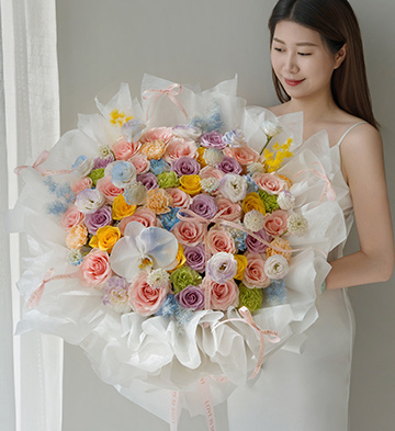 彩虹微甜/高端鲜花