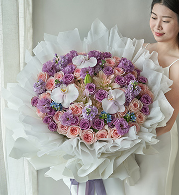 紫霞入梦/高端鲜花